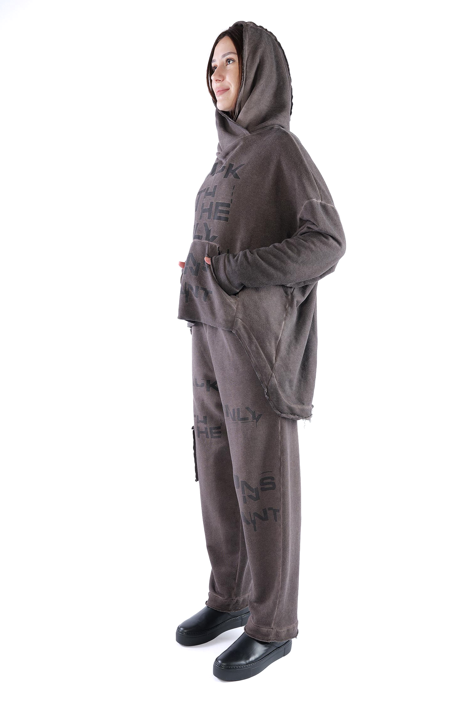 Sweat Hoodie - Truffle old dye - Ovina