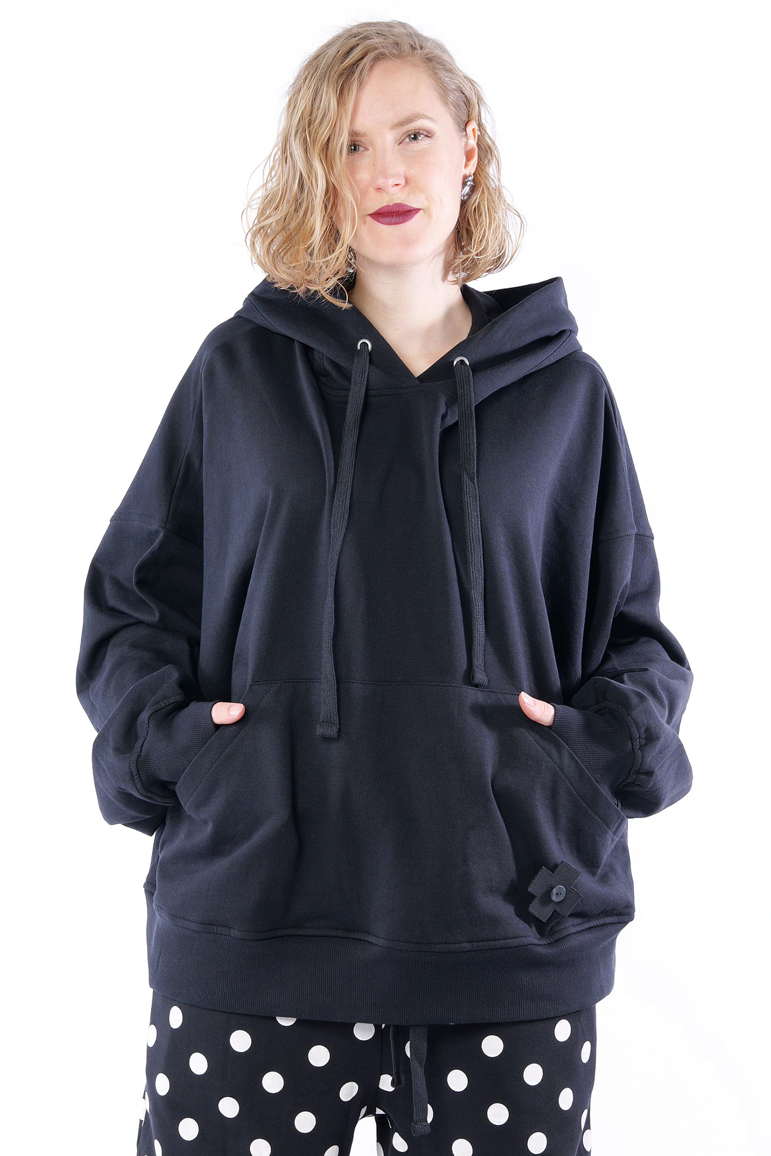 Kapuzen Sweater - Schwarz - 2114