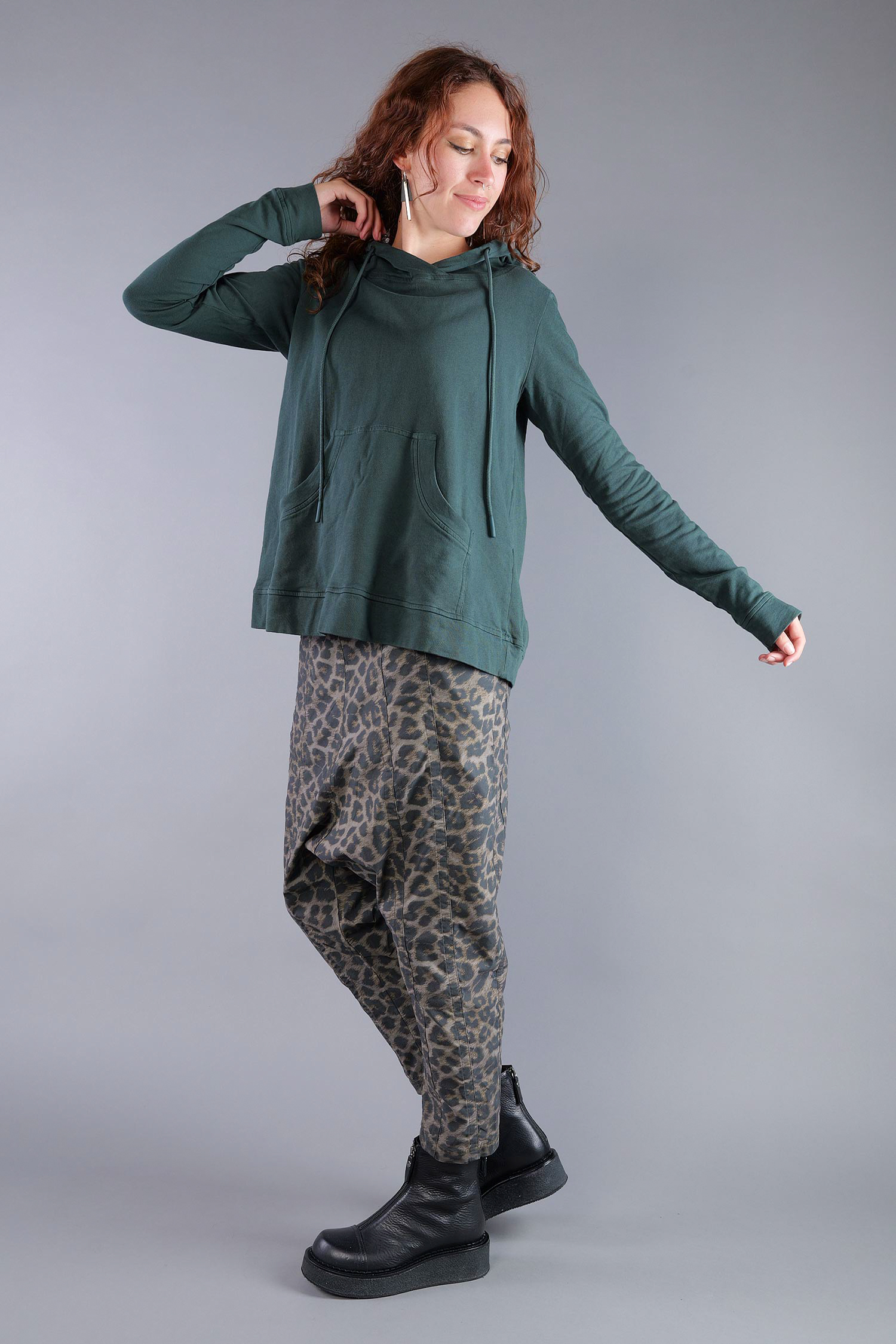 A-line sweater - Forest - 2263290518