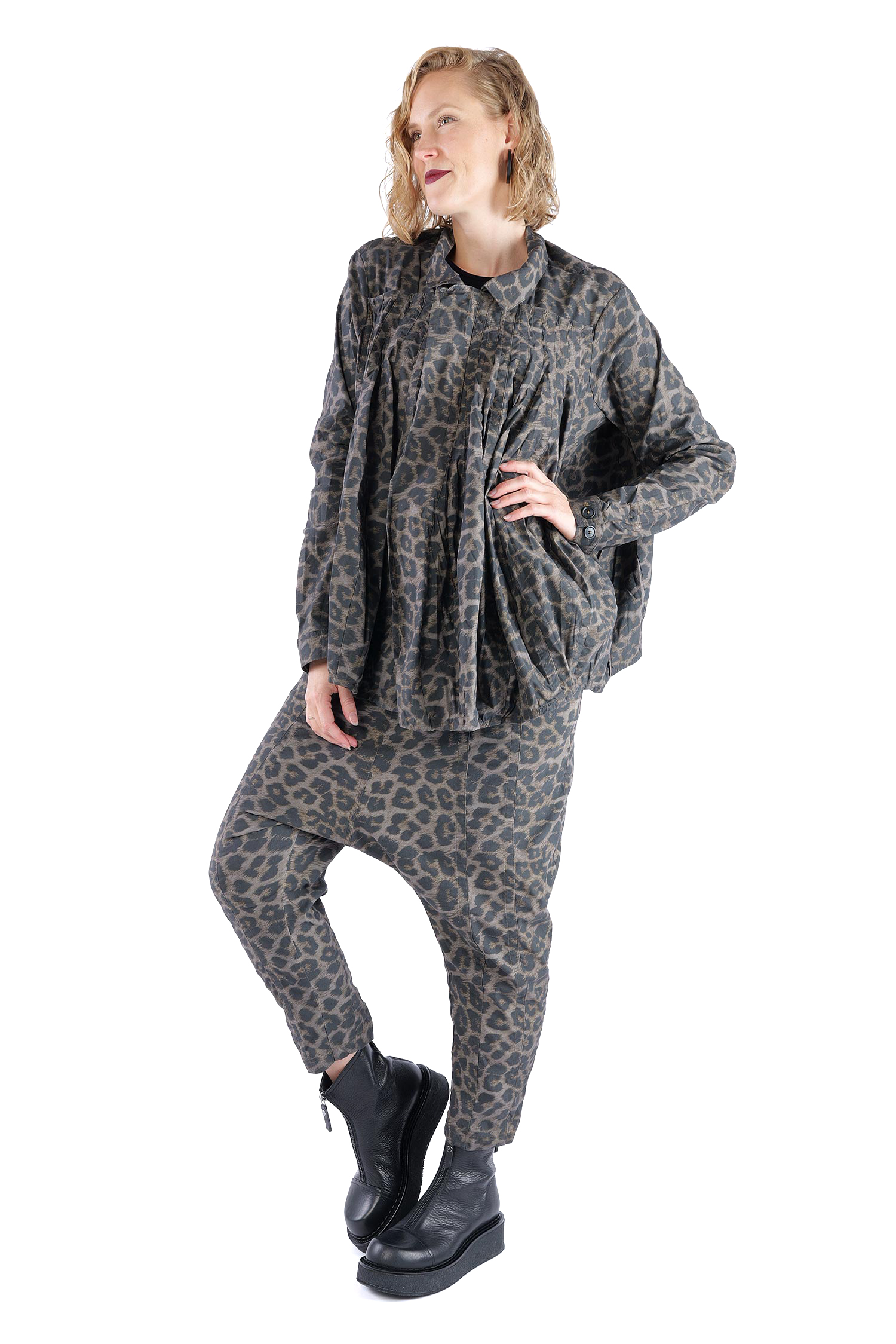 Superstretch-Jacke - Leo black cloud - 2261391110