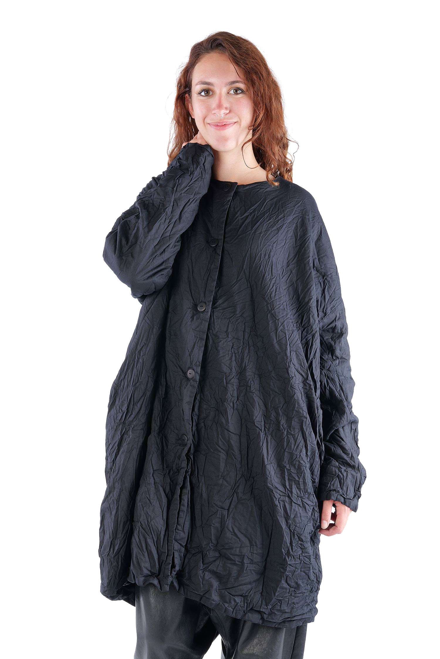 Oversize Jacke - Schwarz - Minebare