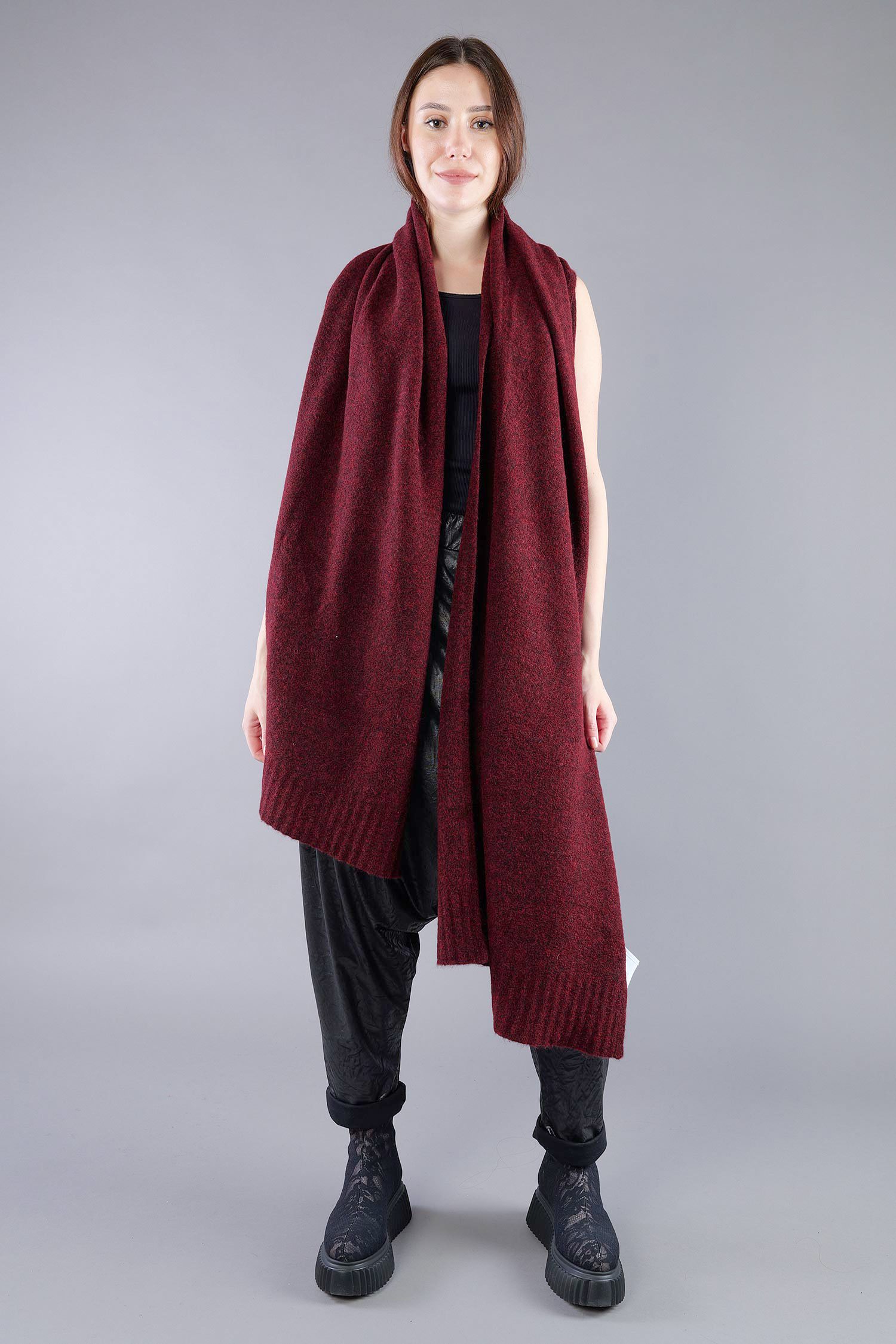 Strickschal - Lava melange - 2263317705