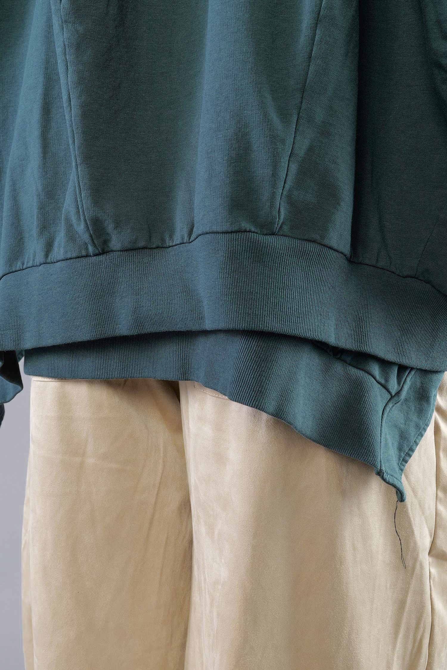 Oversized sweat jacket - Forest - 2263251102