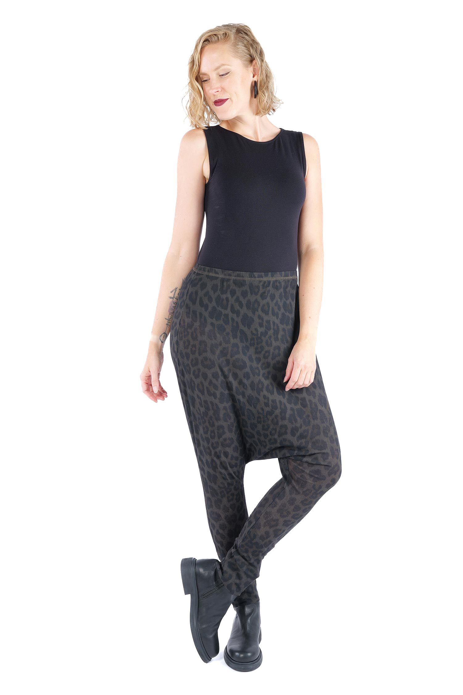 Rippjersey Hose - Leo black cloud - 2261140101