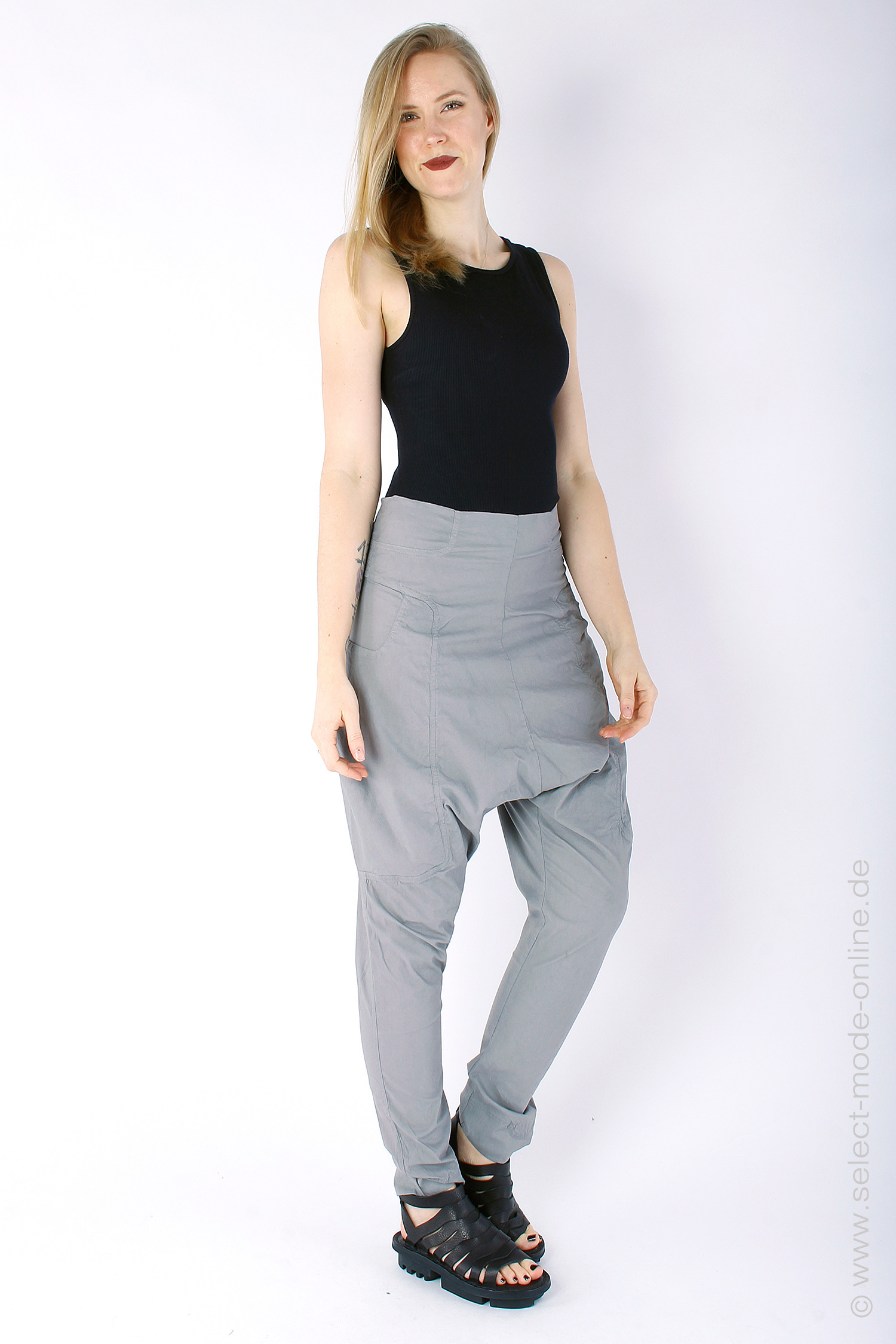 Stretch pants - grey