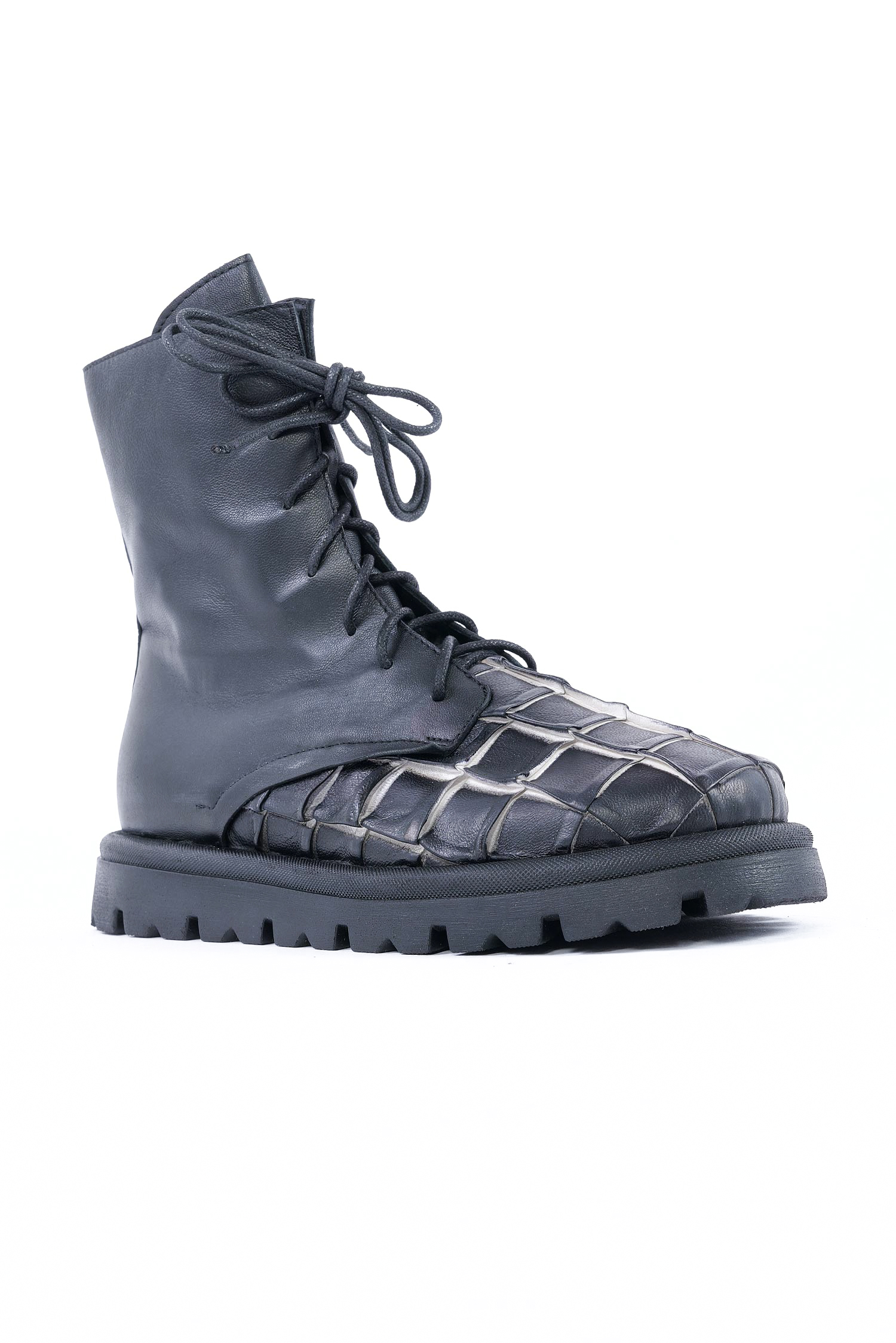 Leder Boots - Schwarz - Rue