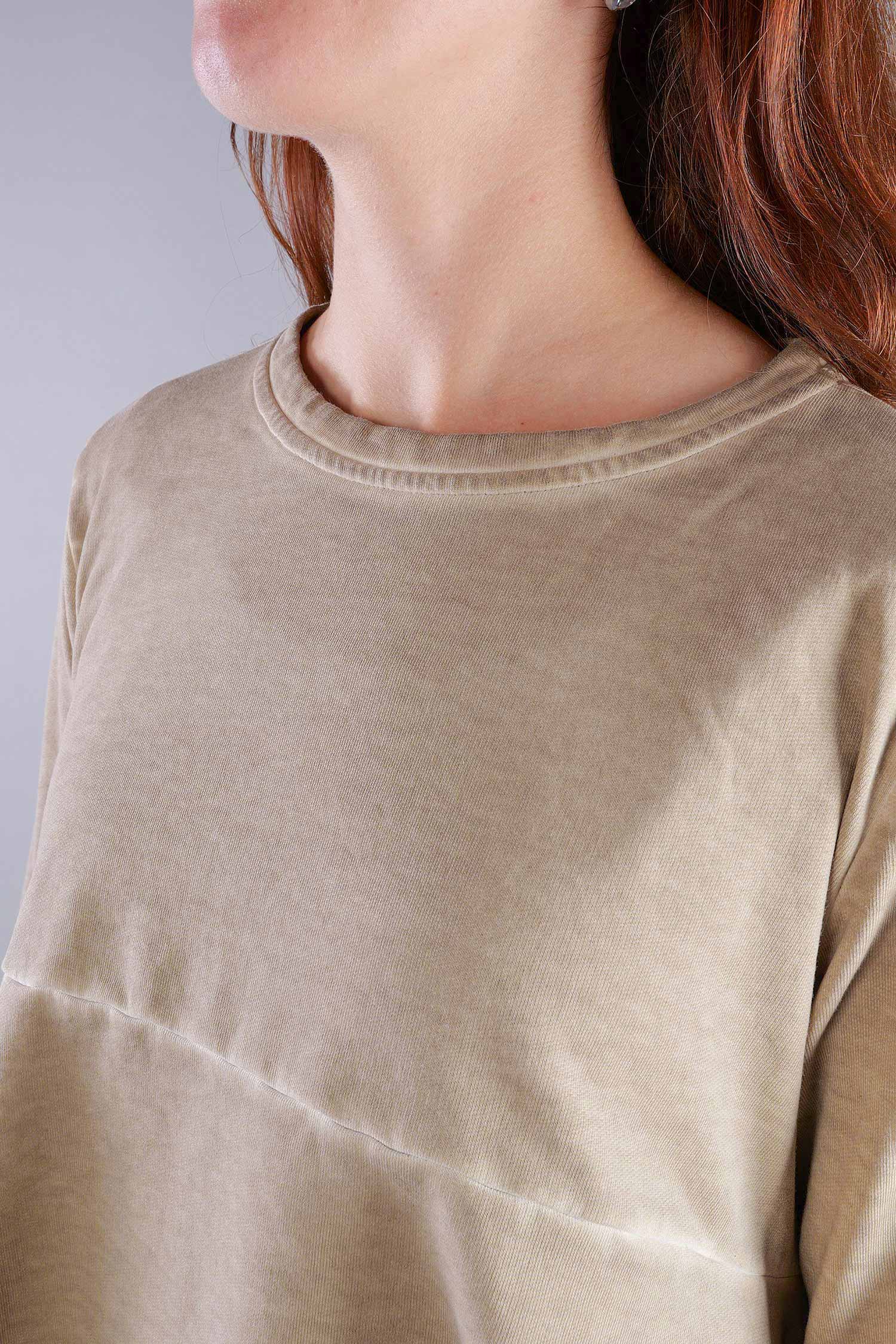 Asymmetrischer Sweatpullover - Desert - 2135