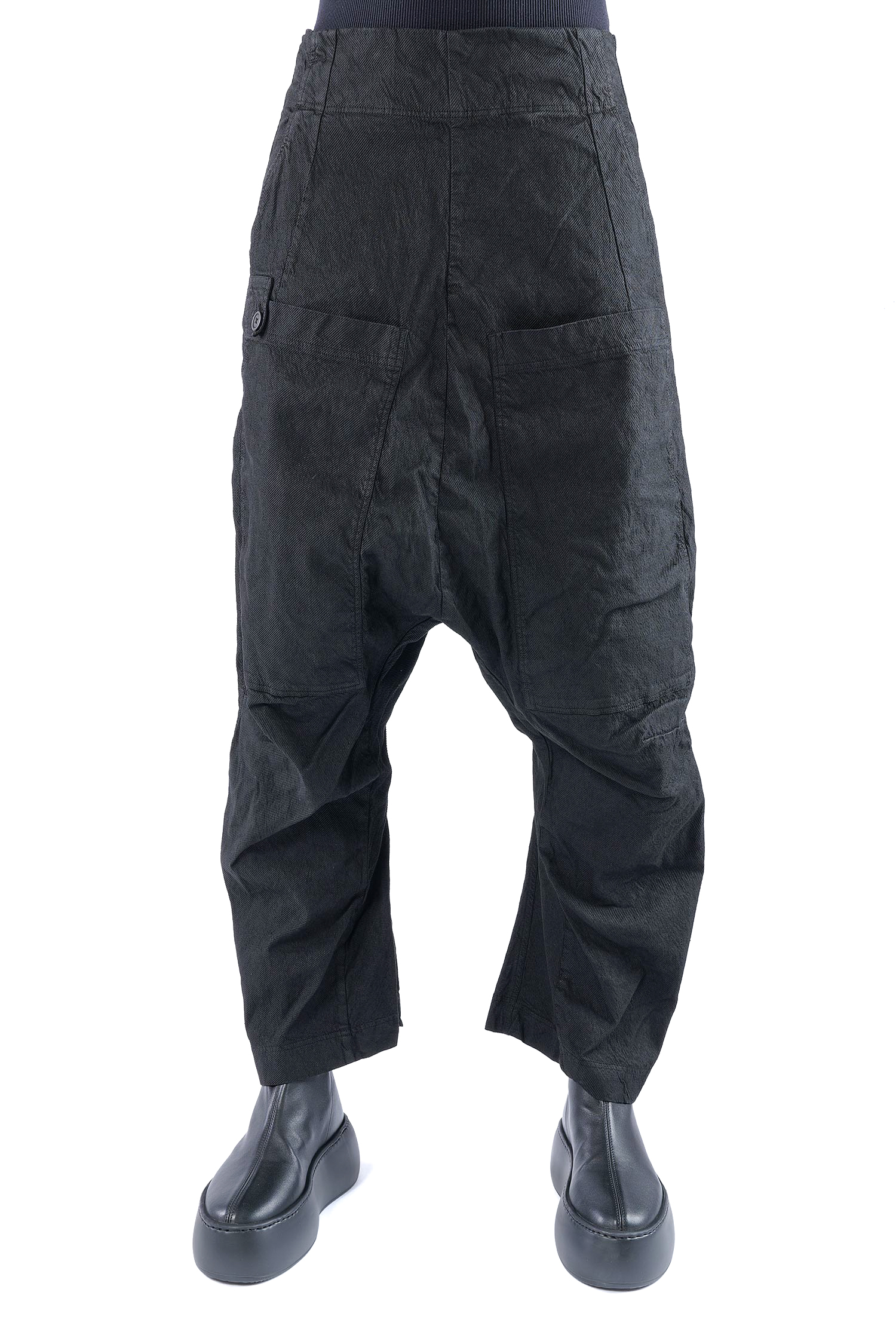 Low crotch pants - Black - 2262120102
