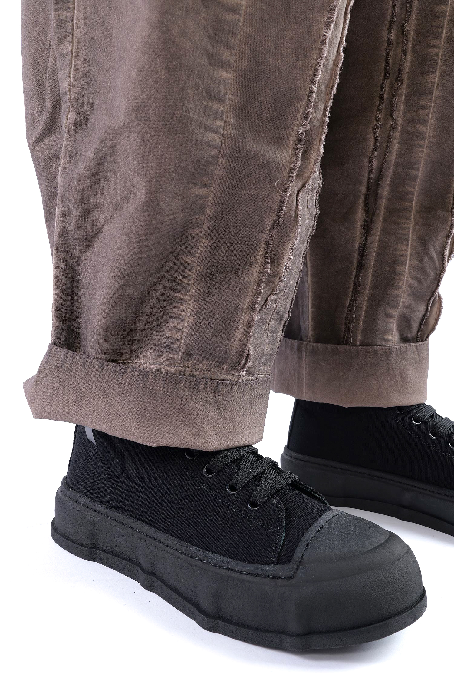 Hose mit Ziernähten - Truffle old dye - Dotto