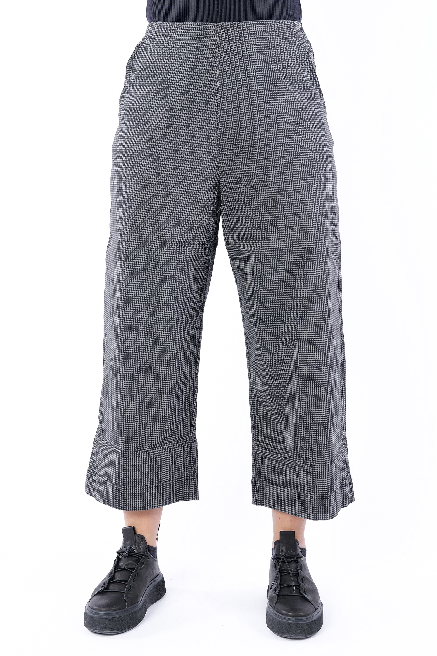 Stretch Culotte - Black check - 2253440133