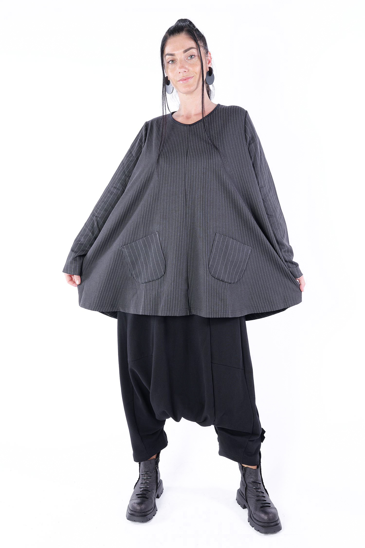 A-Linien Pullover - Stripes - Y1633-Y