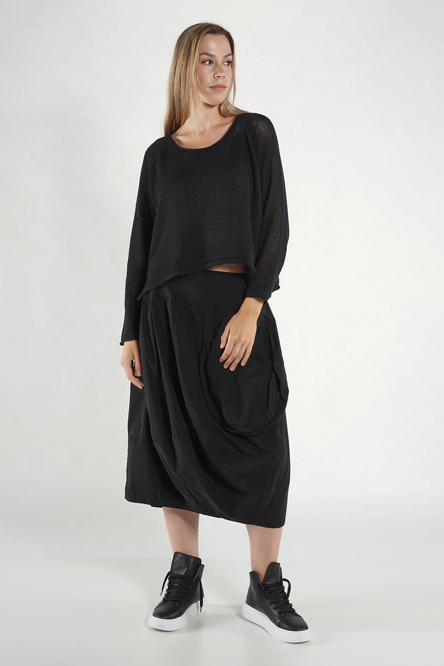 Grobstrickpullover - Offwhite - 1263720702