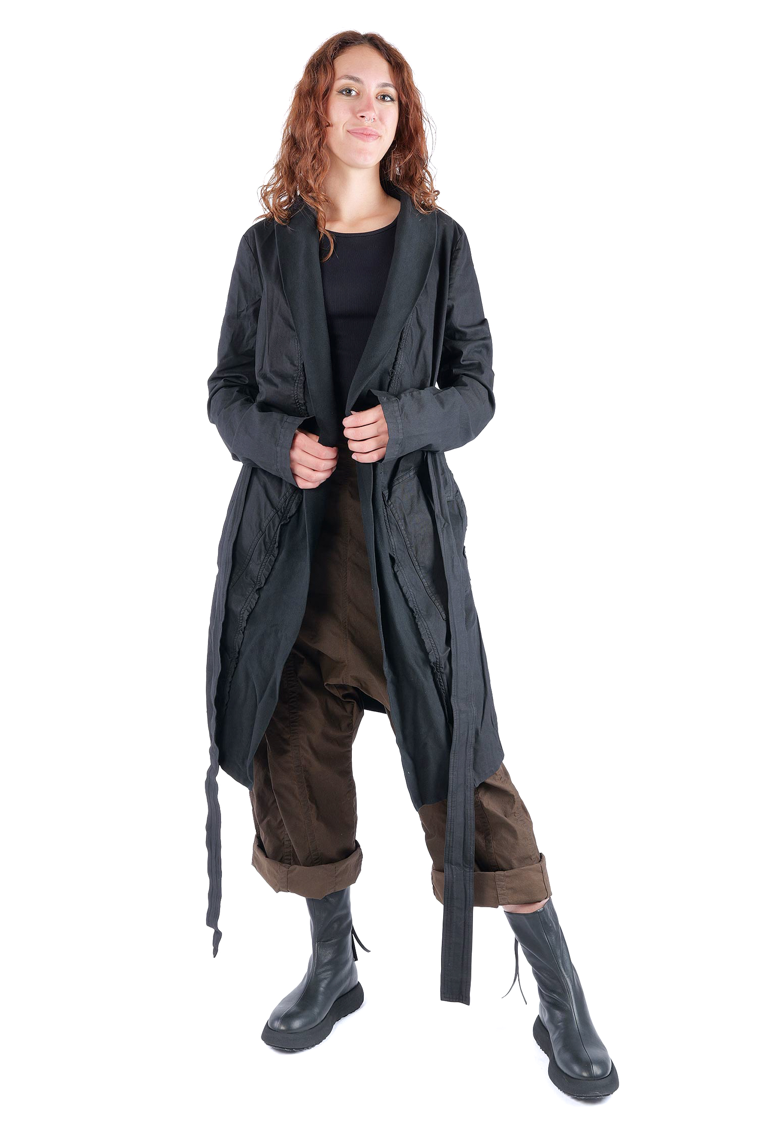 Ausgefallener Gehrock - Schwarz - 2262601210