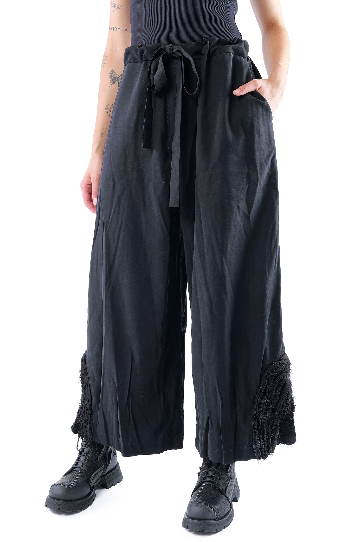 Weite Hose - Schwarz - J.Pinko
