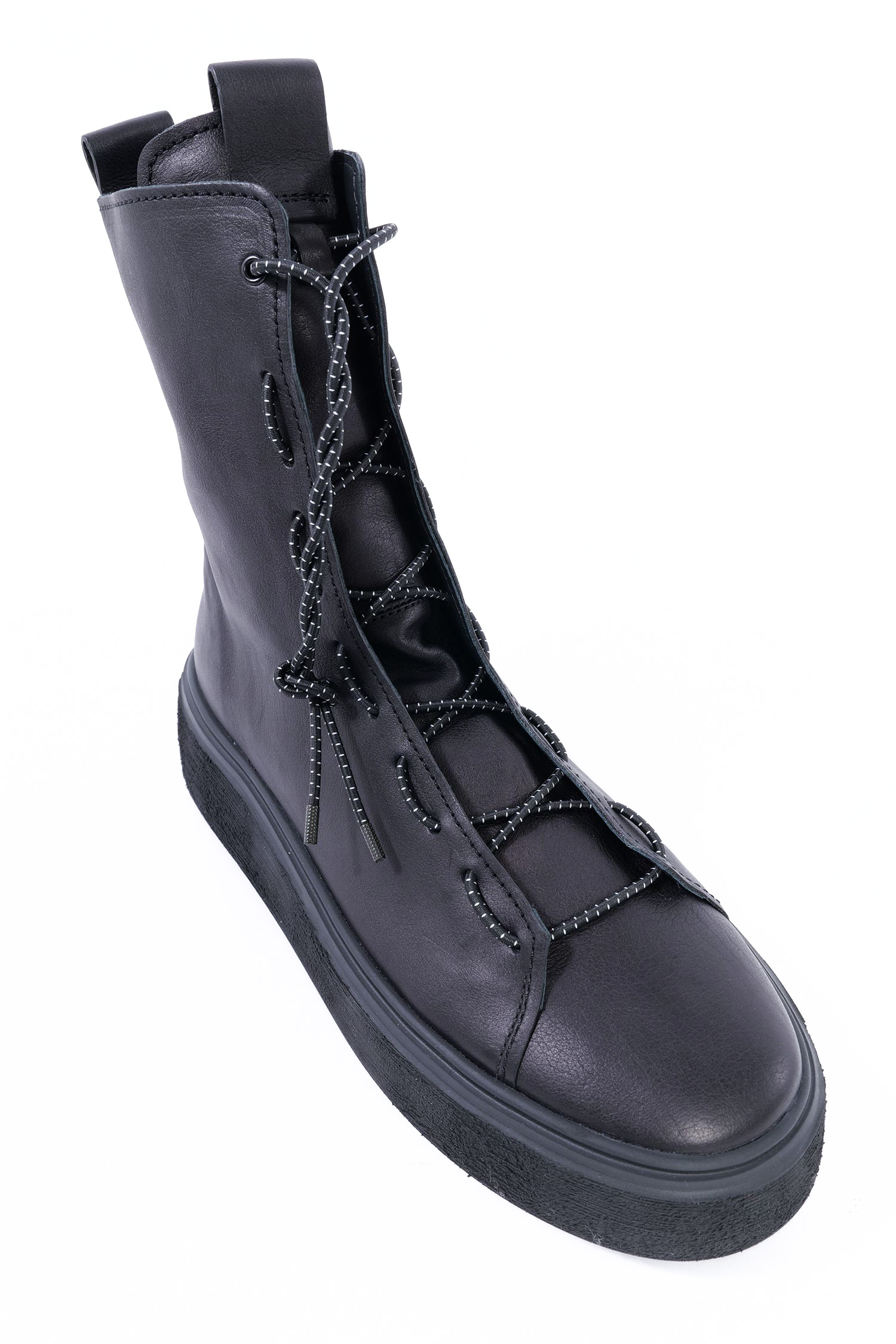 Elastische Schnürsenkel - 3mm - Schwarz/Weiß