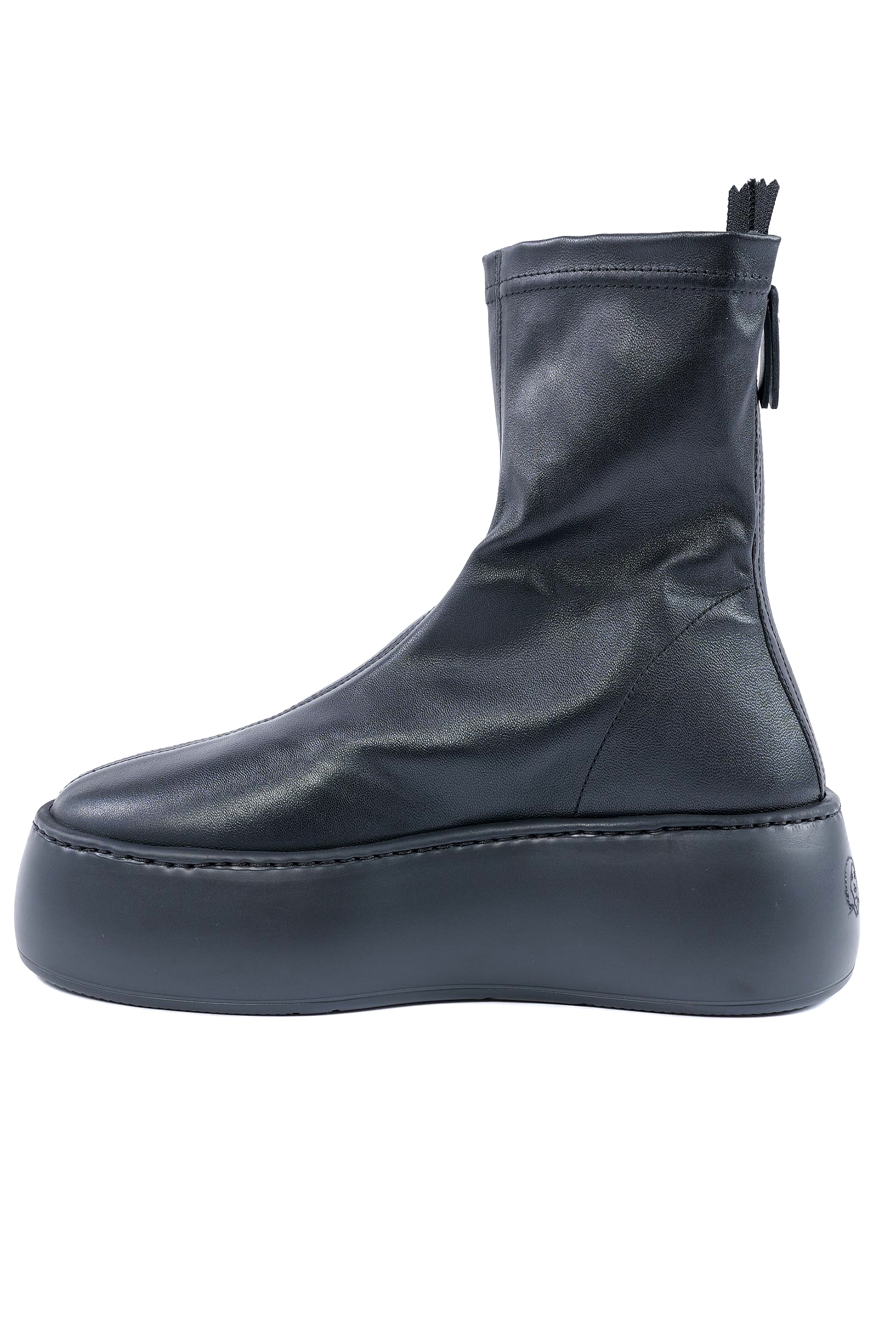 Plateau Boots - Schwarz - Vibe Stretch