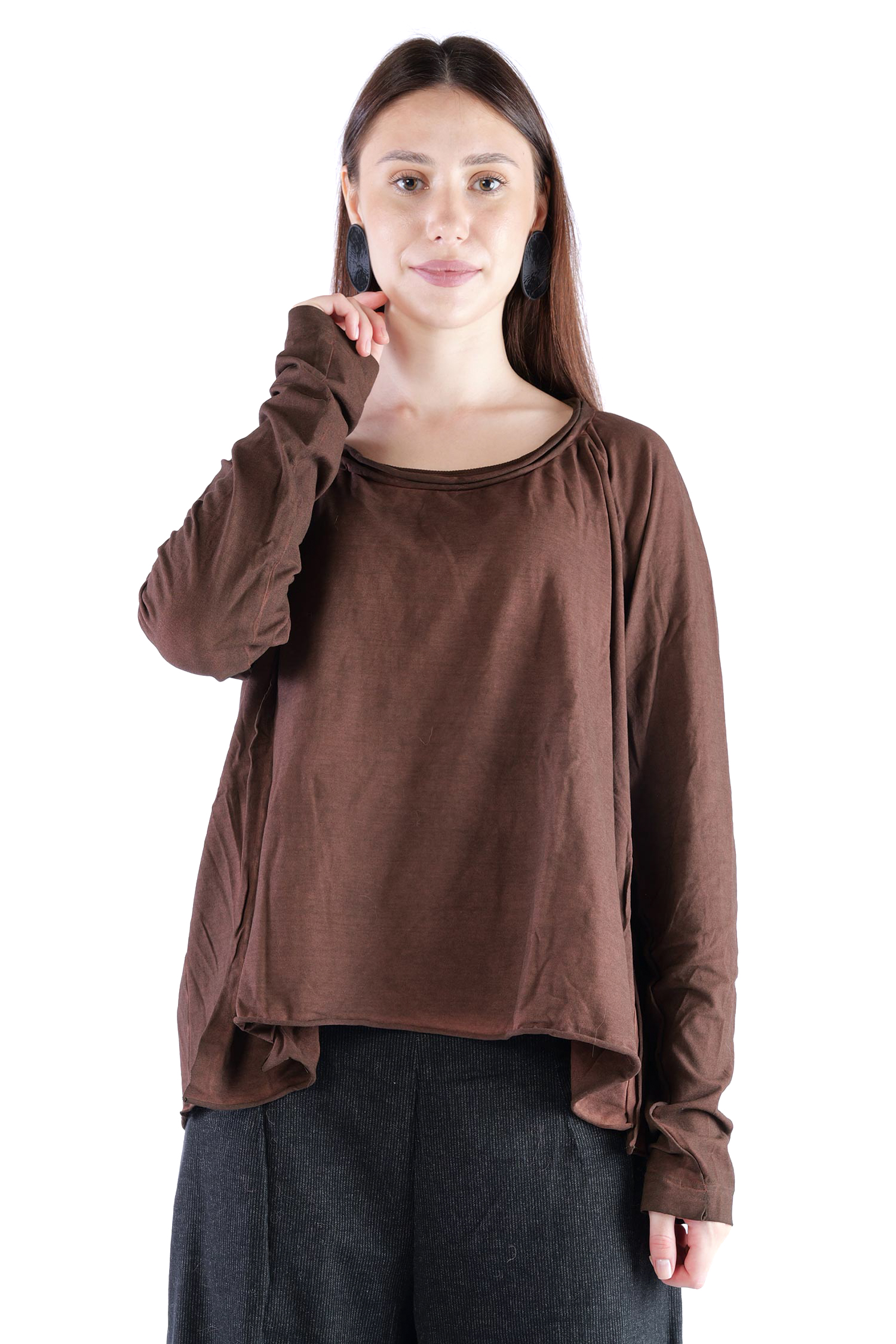 Oversize Jerseypullover - Henna cloud - 2262560506