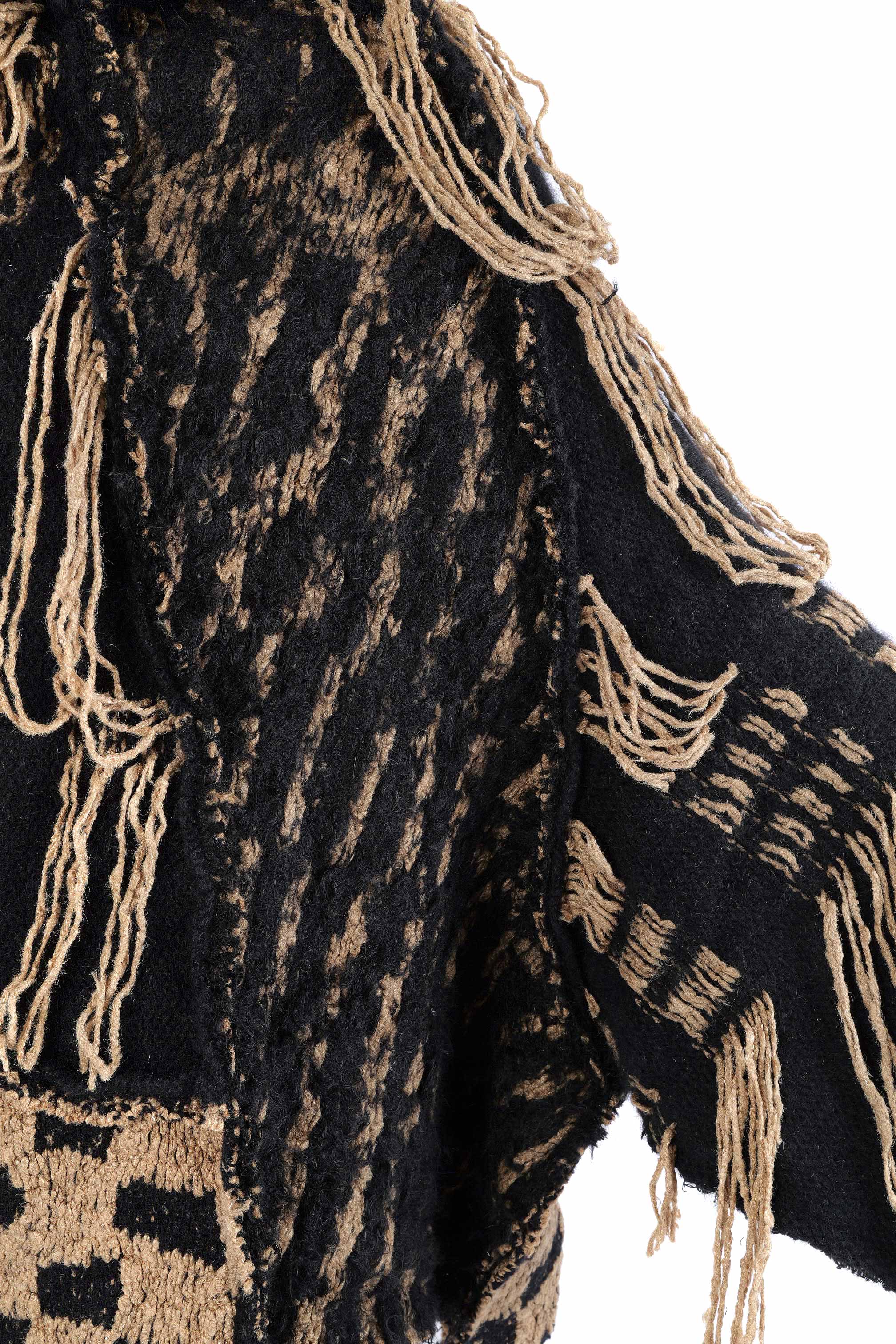 Chunky knit pullover - Dakar/black - 2262640702