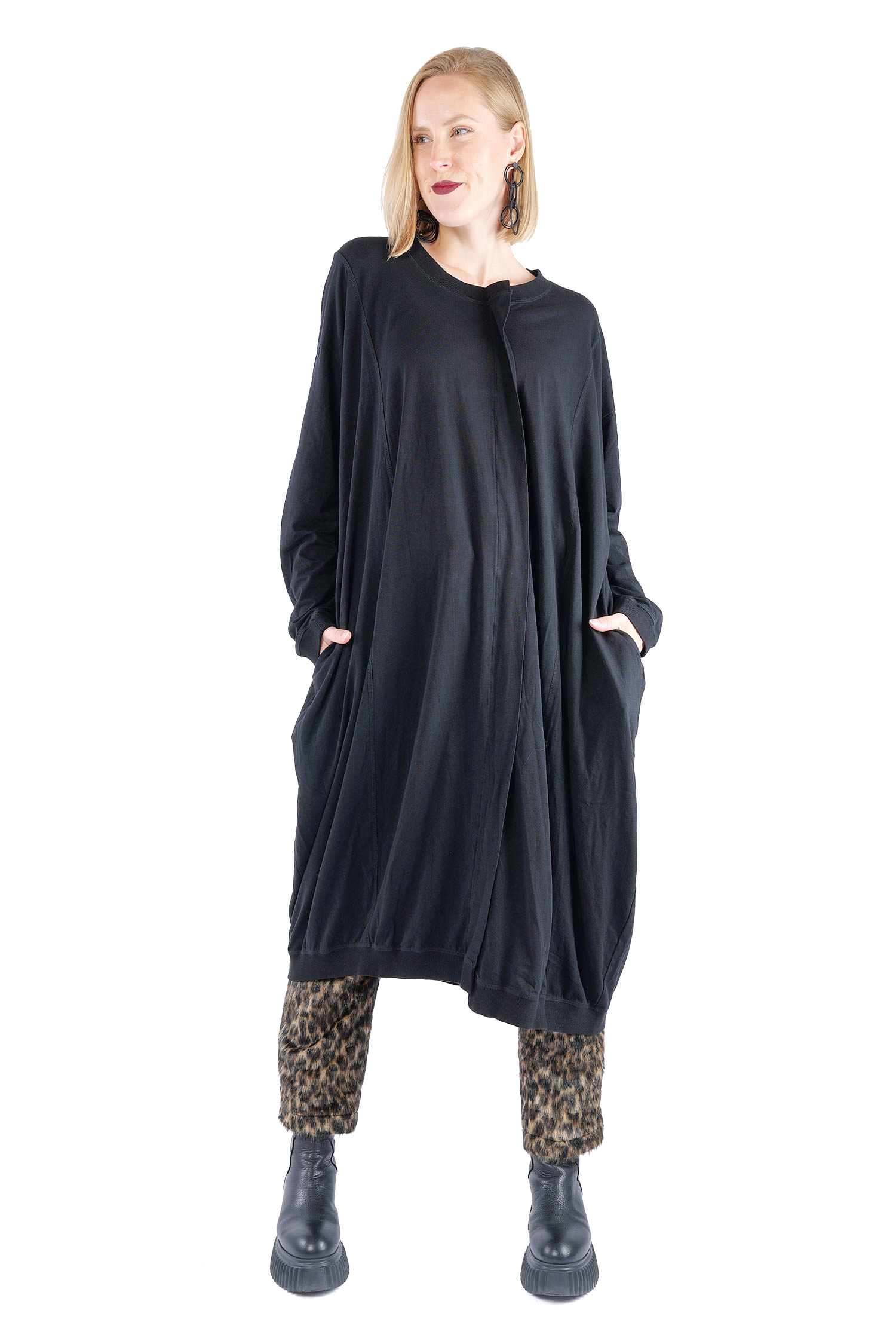 Jersey dress - Black - 2263260907