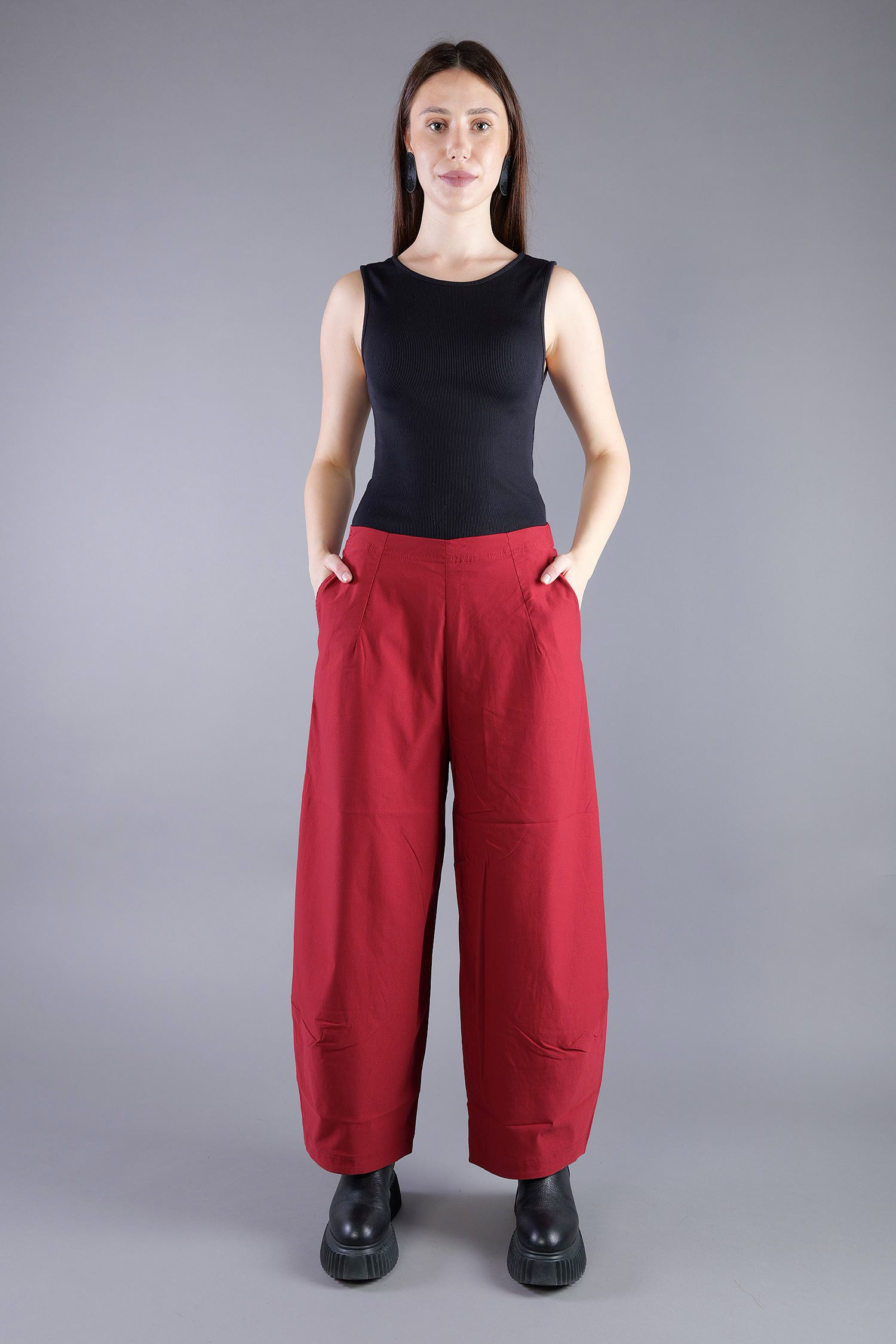 Tulpige Stretchhose - Lava - 2263220124