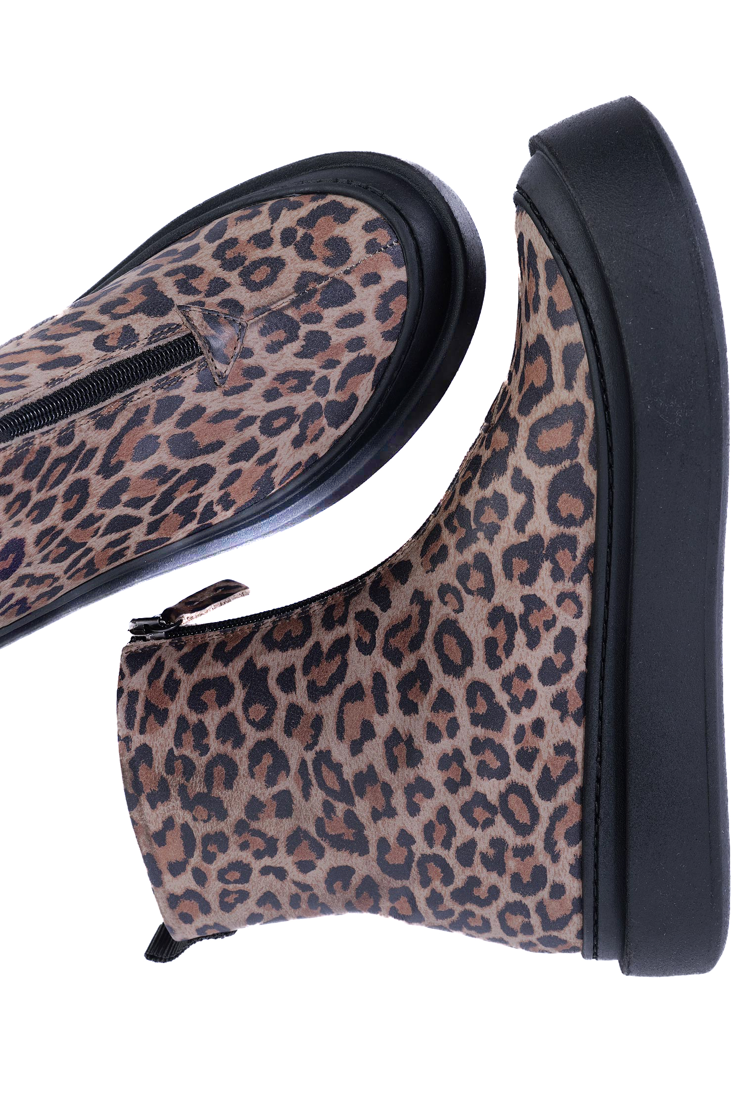 Leo-Boots mit Reißverschluss - Malto Leopardo - 8283