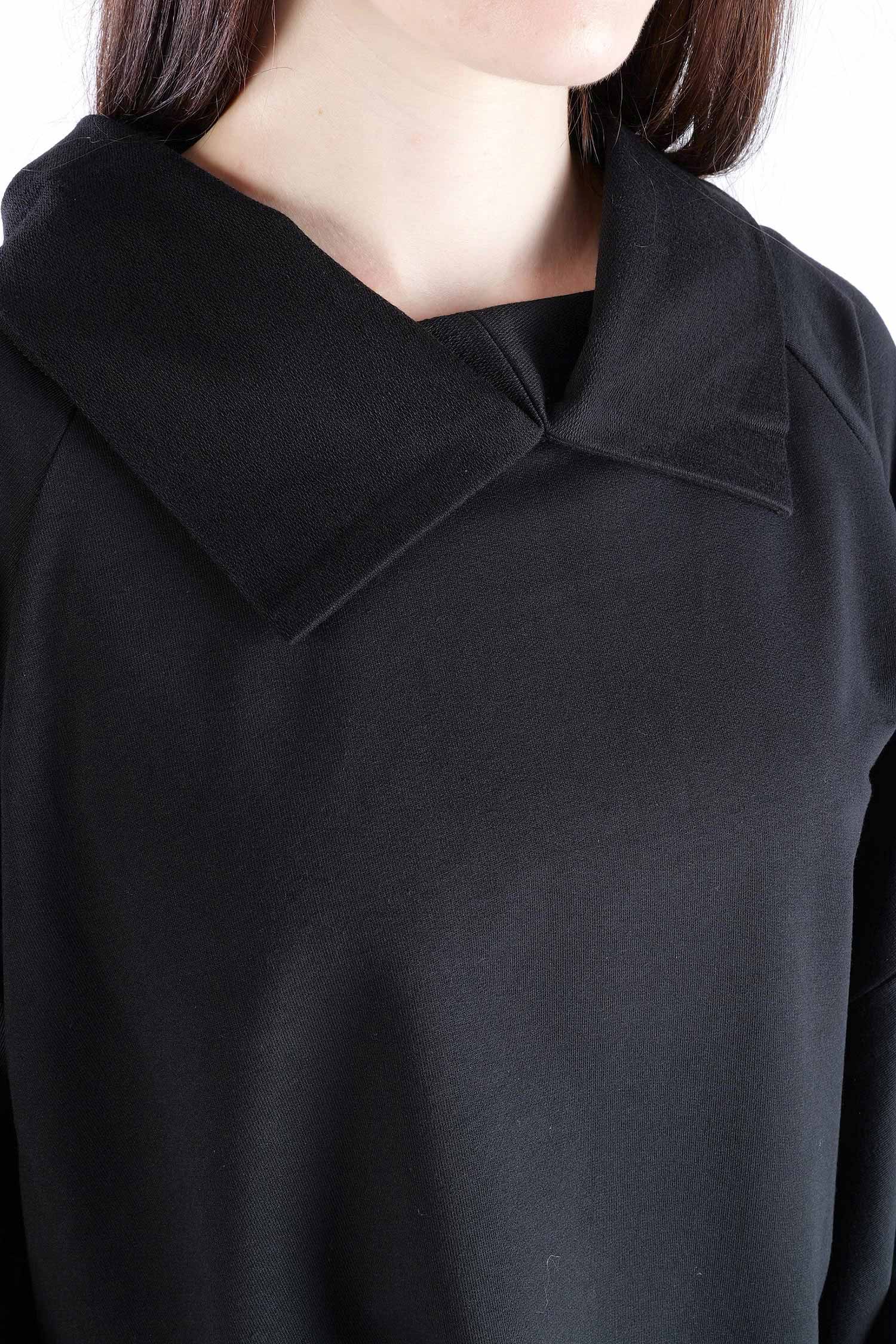 Asymmetrischer Pullover - Schwarz - 26.2-KHF112
