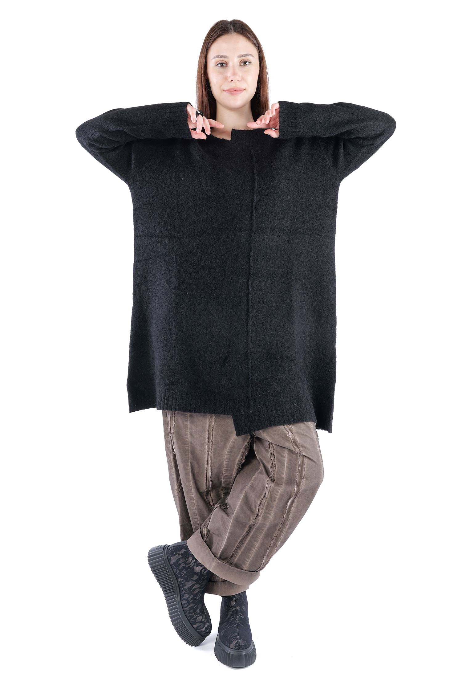 Stricktunika - Schwarz - 2263317003