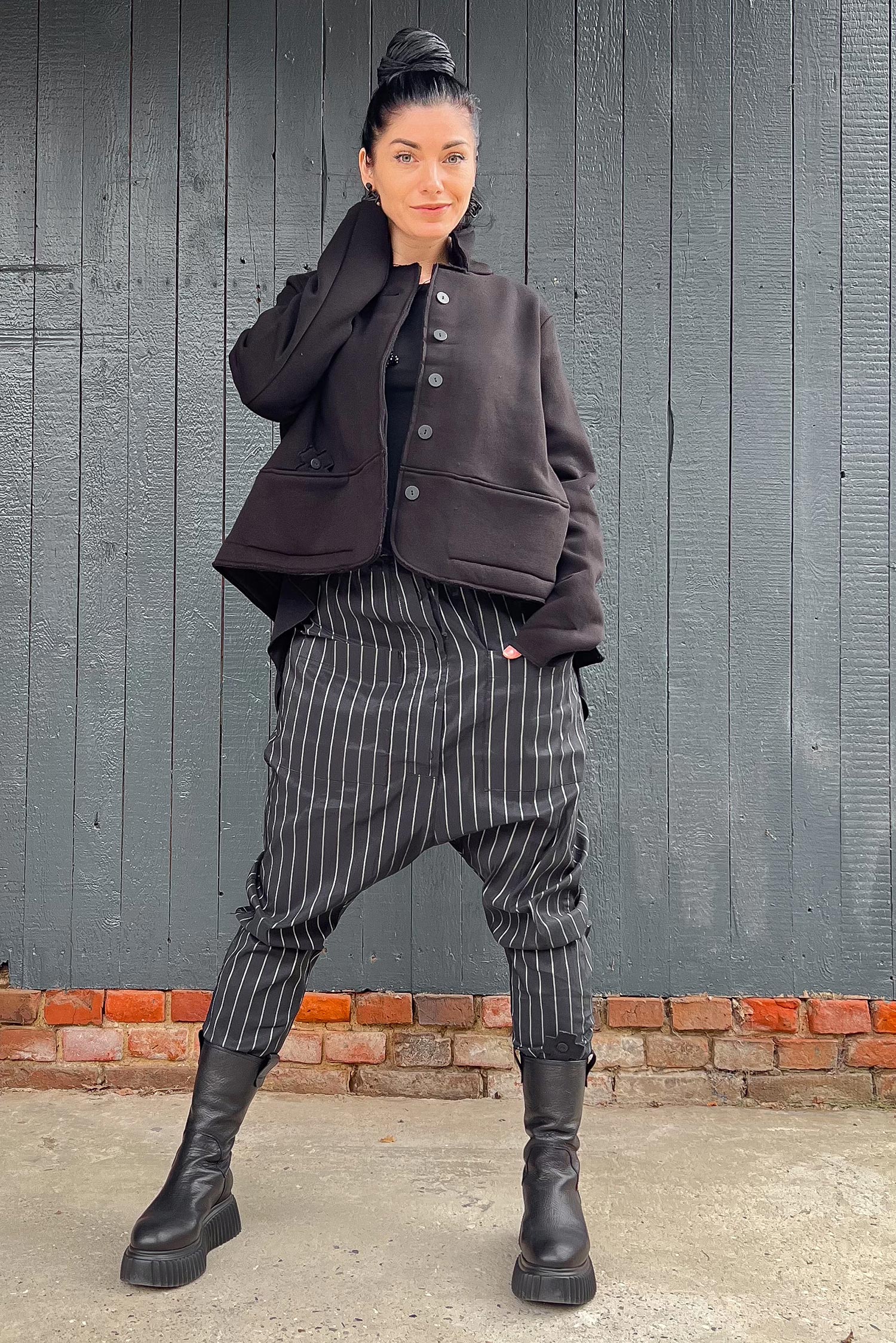 Gestreifte Hose - Pinstripe - 1058