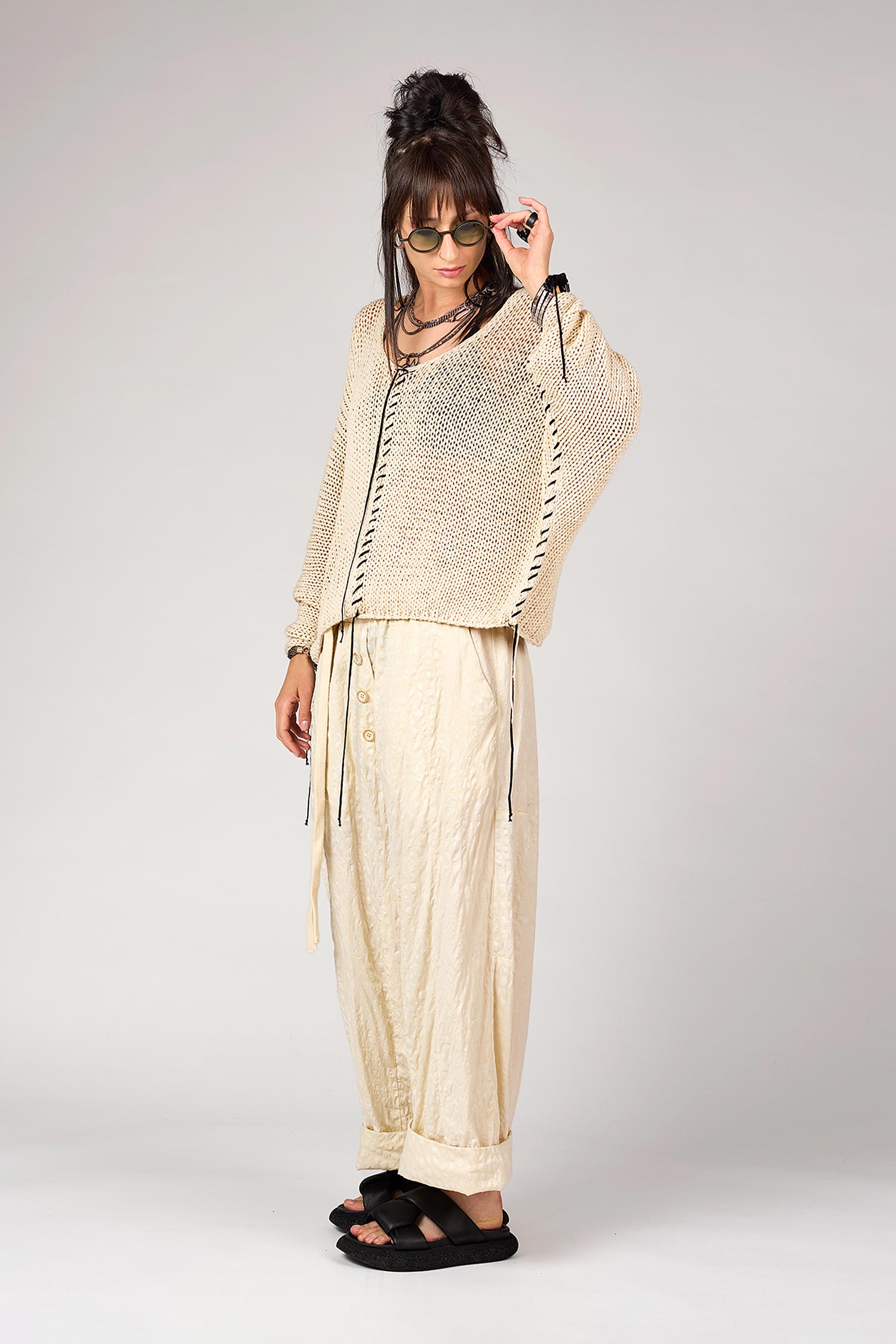 Strickpullover - Offwhite - Musso