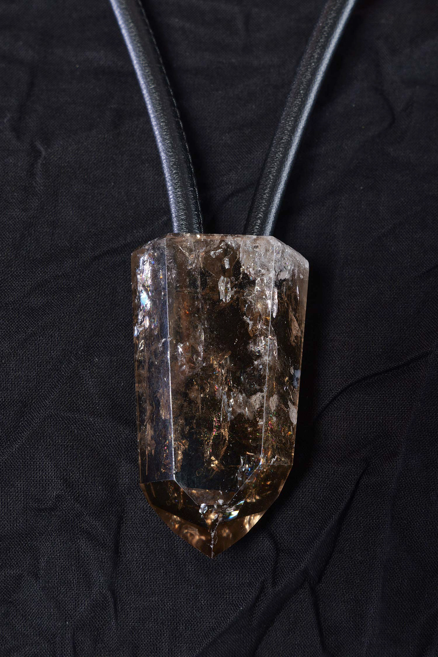 Rauchquarz Kette - DG090