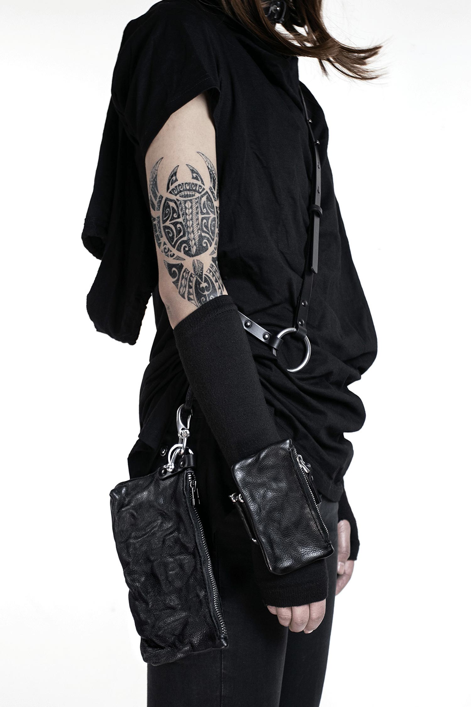 Leather bag - black - Keto