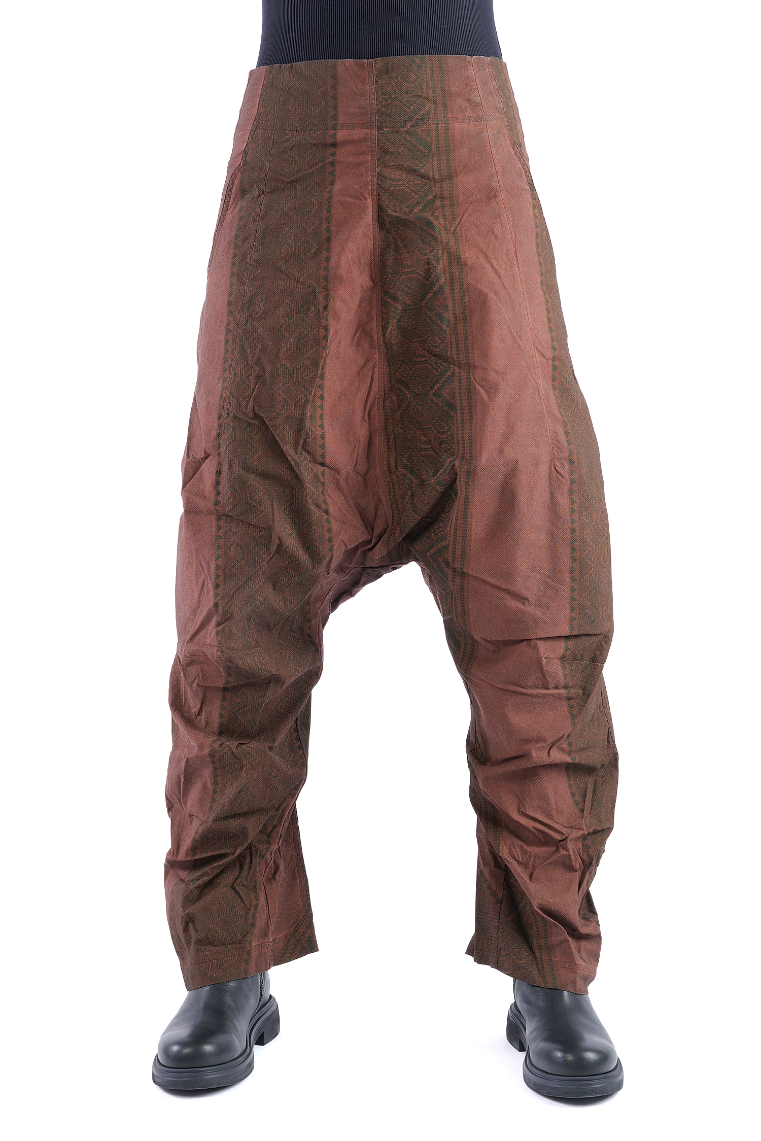 Stretchhose - Henna cloud stripe - 2262390103