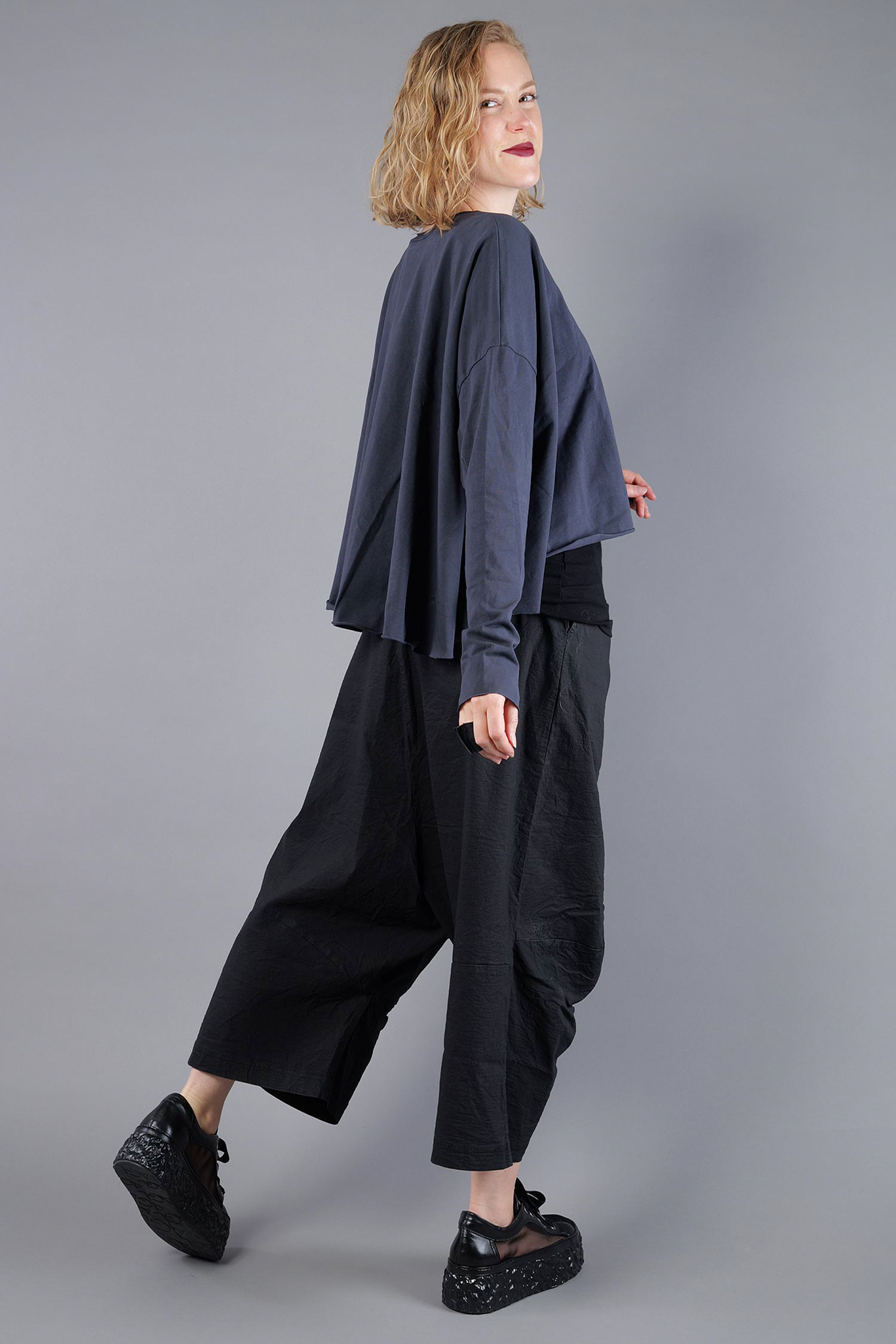 Oversize Jerseyjacke - Satt - Soulviel