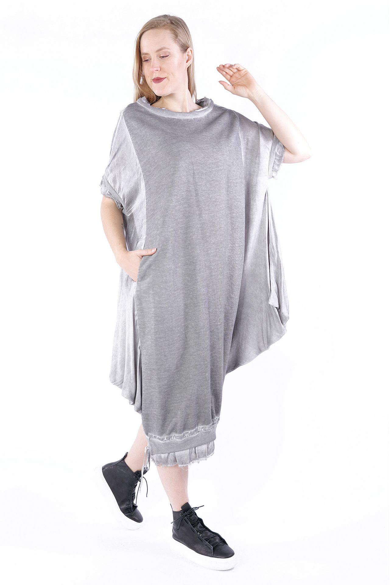 Sanctamuerte Oversize tunic - S72 - Grey Shadow I SELECT