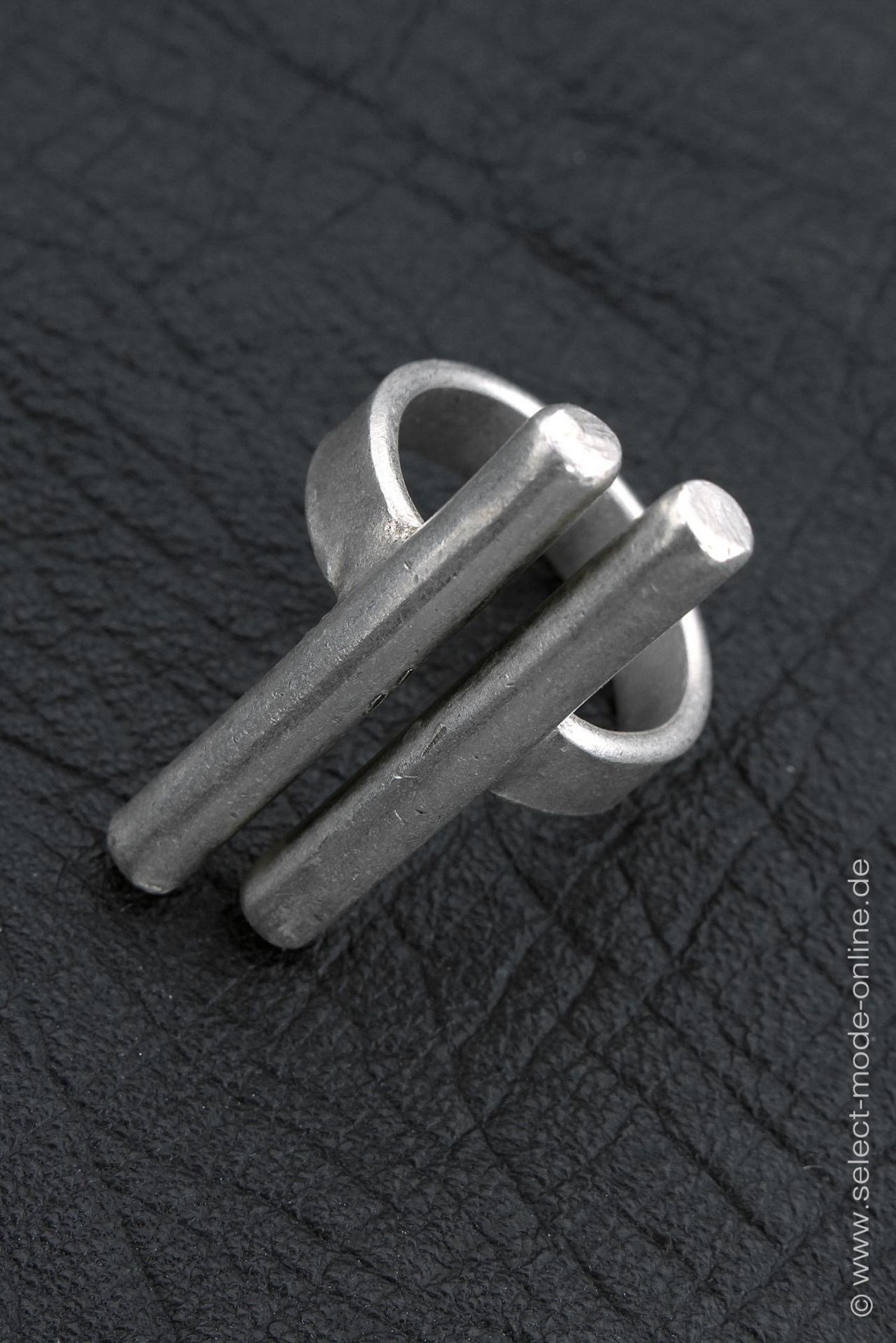 Skin Machine Silver ring Double Line Ring I SELECT mode online