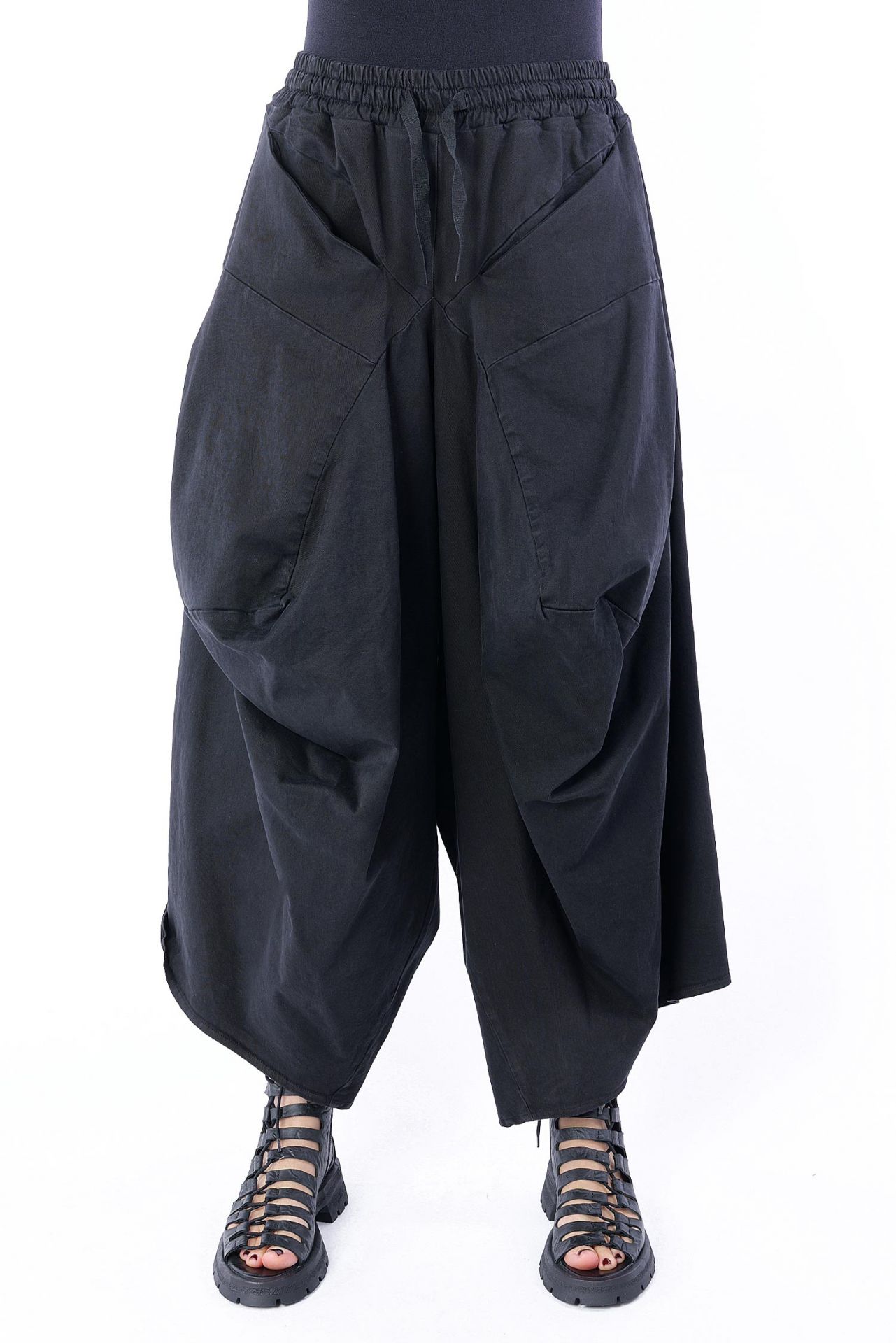 La Haine Inside Us Denim pants W5104 Black I SELECT