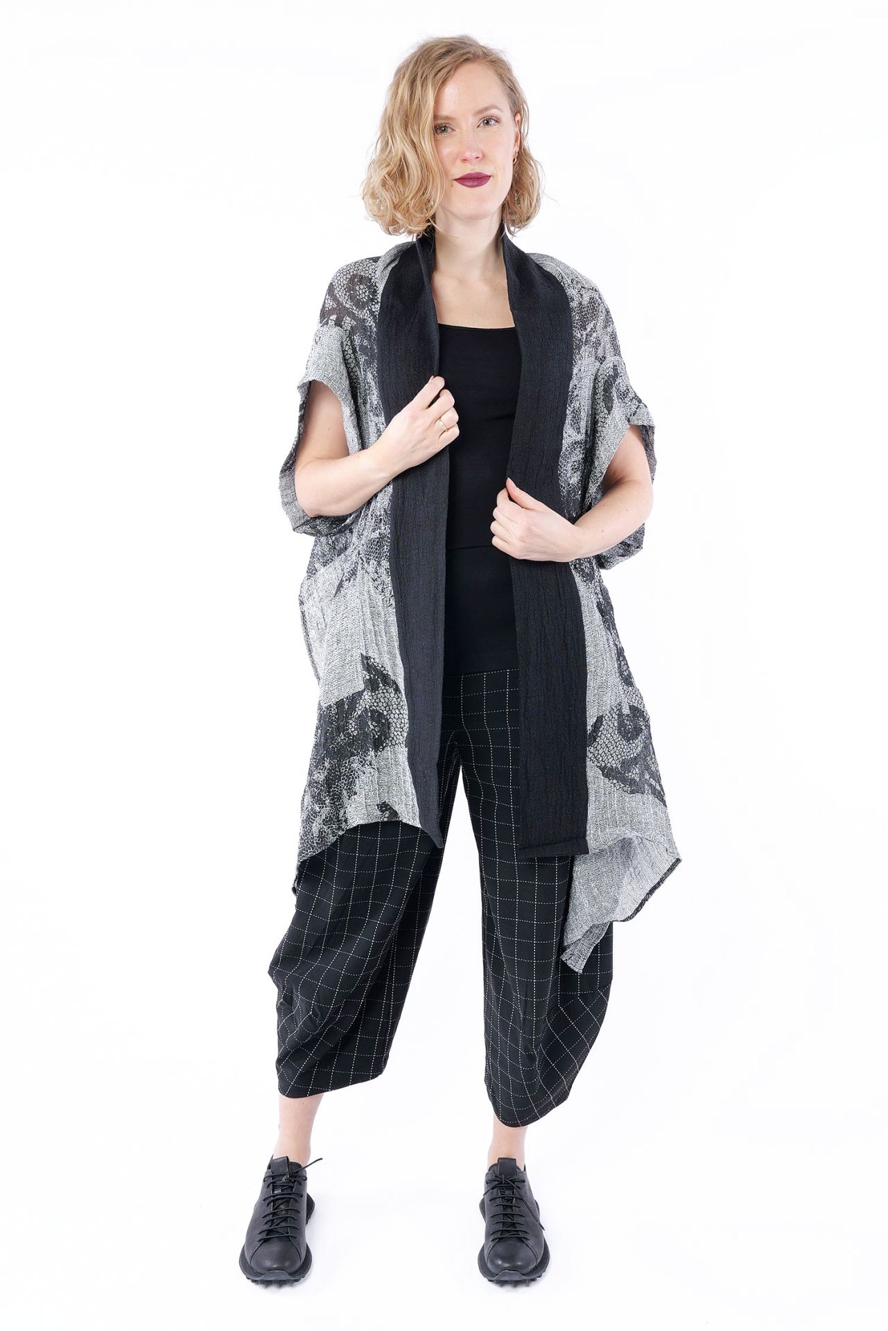 Igor Textured linen vest - Original - SS26-52