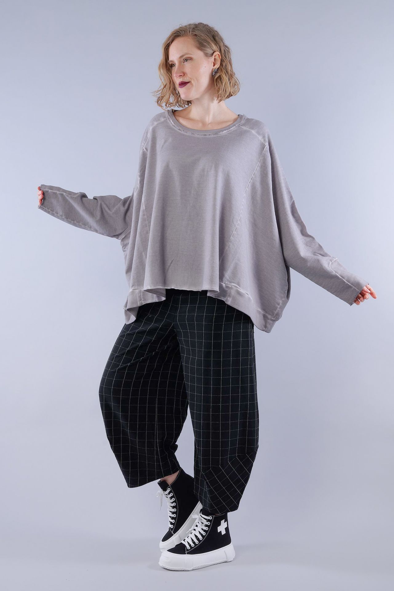 Plü Pluslavie Sweater mit Plus - Cement with cement plus - 2105